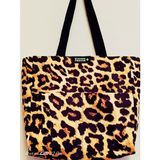 Rose Moda Leopar Desenli Böyük Boy Tote Çanta. Su Geçirmez Yapıdadır.