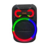 Rose Ms-1203Bt-W 12 İnch Hoparlör Rgb Led Taşınabilir 1 Adet Mikrofon Usb-Radyo-Bluetooth Hoparlör