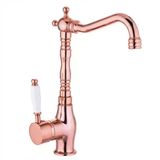 Rose Pvd Porselen Kol Te Mix Se Lavabo & Mutfak Bataryası