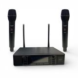 Rose RW-211EE 2 li EL+EL UHF Telsiz Mikrofon 2x100Kanallı