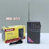 Rose Şarjlı Cep Radyosu - Fm Radyo, Deprem Radyosu Taşınabilir Küçük Radyo Black - Md-011
