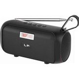 Rose SP-403 El Fenerli Taşınabilir Solar Şarjlı Bluetooth Fm Radyo Hoparlör - Siyah