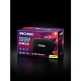 Rose SP-503 Taşınabilir Şarjlı Bluetooth Hoparlör - Siyah