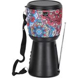 Rose SP-601 El Fenerli Taşınabilir Solar Şarjlı Bluetooth Fm Radyo Desenli Hoparlör - Renkli