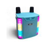 Rose Sp-614 Taşınabilir Şarjlı Bluetooth Karaoke Mikrofon Ve Hoparlör Seti - Mavi