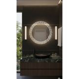 Rose Tasarım LED’Lİ AYNA 70 CM DOKUNMATİK LAZER KUMLAMALI BEYAZ LED BANYO AYNASI