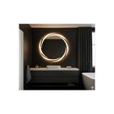 Rose Tasarım LED’Lİ AYNA 80 CM DOKUNMATİK LAZER KUMLAMALI BANYO AYNASI