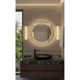 Rose Tasarım LED’Lİ AYNA 90 CM DOKUNMATİK LAZER KUMLAMALI BANYO AYNASI