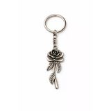 Rose Thorn Spirit – Gül Figürlü Gümüş Renk Unisex Metal Anahtarlık