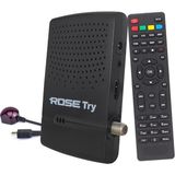 Rose Try Full HD Uydu Alıcısı - Siyah