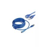 Rose USB Uzatma Kablosu 10 Metre Uzatıcı Dişi Erkek Filtreli Mavi 10MT