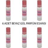Rose White 10 Ml. Beyaz Gül Parfüm Esansı 6 Adet