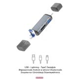 RoseandRoses İOS-Android-PC/Akıllı Telefon ve Bilgisayar Uyumlu Micro SD - TF - SD Kart - USB Dönüştürücü/Okuyucu