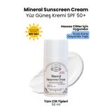 Rosece Mineral Güneş Kremi |Mineral Çinko Oksit Filtreli | Çocuklar Dahil Tüm Ciltler İçin 50 + SPF | 50 ml
