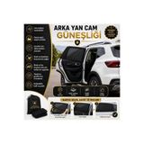 roselight store Kia Sportage (2010-2014) Yeni Nesil Kaliteli Çorap Perde Güneşlik, 2'li Yan Cam Güneşlik Perde ( Lastikli )(SUV)