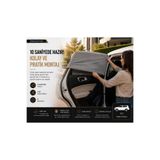 roselight store Renault Captur Yeni Nesil Kaliteli Çorap Perde Güneşlik, 2'li Yan Cam Güneşlik Perde ( Lastikli )(SUV-GRİ)