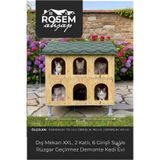 rosem ahsap Rosem Ahşap 6 lı Kedi Evi Kedi Yuvası