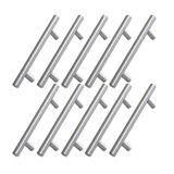 Rosemary (10 Adet) İnox Metal Kulp 128 Mm ( 12.8 Cm) Mobilya Mutfak Çekmece Dolap Kapak Kulpu Kulbu