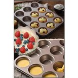Rosemor 12'li Kapsül Muffin Kalıbı Kek Kurabiye Cupcake Fırın Muffin Kalıbı