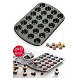 Rosemor Muffin Kalıbı 24'lü Cupcake Kapsülü Fırın Mini Kek Browni Kekstra Kurabiye Kalıbı Muffin Baking Pan