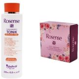 Rosense 2'li Set Canlandırıcı Tonik+ Gül Yapraklı Bakım Sabunu