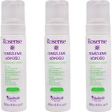 Rosense 3x200 ml Yüz Temizleme Köpüğü