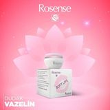 Rosense Dudak Vazelini 5 ml 3'lü Onarıcı Nemlendirici Kavanoz Tüm Ciltler İçin Doğal Görünüm