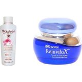 Rosense Rejuvilox Gece Jel Krem + Gülbirlik Gül Suyu