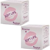 Rosense Soft Lips Dudak Vazelini 5 ml x 2 Kurumuş Dudaklar İçin Yumuşatıcı ve Koruyucu