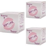 Rosense Soft Lips Dudak Vazelini 5 ml x 3 Kurumuş Dudaklar İçin Yumuşatıcı ve Koruyucu
