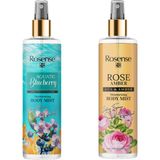 Rosense Vücut Spreyi Gül ve Amber ile Aquatic Yaban Mersini Ferahlığı 250 ml Unisex Kullanım