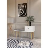 Rosepal Mobilya Paris Modern Puf - Beyaz