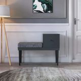 Rosepal Paris Grinin Esintisi Modern Çok Amaçlı Puf