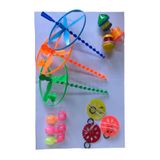 RoseRoi 3'er Adet Ufo Fırıldak Plastik Topaç Ufo Fırfır Su Yüzüğü Nostaljik Eğitici Oyuncaklar