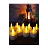 Roseroi 6 Adet Led Mum Pilli Sarı Işık Led Mum