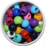 RoseRoi Geometrik Şekiller Okul Öncesi Eğitim Ince Motor Gelişim Yuvarlak Plastik Boncuk 250 Gram