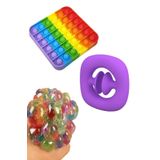 RoseRoi Popit Eğitici Oyuncak Üçlü Eğitim Seti