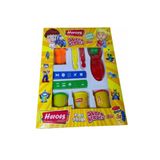 RoseRoi Süper Heroes Oyuncak Glutensiz Oyun Hamuru Seti