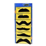 Roseroi Unisex Siyah Takma Bıyık Şaka Bıyığı 6'Lı Set