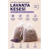 Rosess Beyaz Lavanta Kesesi | 5’li Set | Hediyelik | Yoğun Kokulu | Şık Organze Kese | Doğal Dolap, Çekmece ve Oda Kokusu - 5 Adet