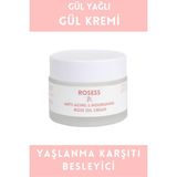 Rosess Gül Kremi 50 Ml | Doğal Gül Özlü Nemlendirici ve Cilt Yenileyici Krem - 50Ml