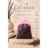 Rosess Renkli Lavanta Kurusu | Lavanta Kesesi | Hediyelik | Yoğun Kokulu | Dekoratif Lavanta Kesesi | Dolap, Çekmece ve Oda Kokusu (5 Adet)