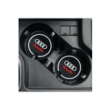 RoseTR Audi Silikon Bardaklık Altlığı 2’li Set Araç Içi Bardak Altlığı Aksesuar Audi Logolu
