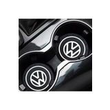 RoseTR Volkswagen Silikon Bardaklık Altlığı 2’li Set Araç Içi Bardak Altlığı Aksesuar Vw Logolu