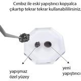 Rosevelt Ipek Kirpik Aksesuarları - Cam Uygulama Tepsisi Yuvarlak