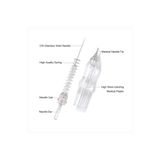 ROSEVELT Kalıcı Makyaj Iğnesi (0,16 MM) 10 Adet 1r Vidalı Contalı PRA-5186165-4614