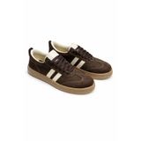 RoseVeno Kadın Kahverengi Süet Retro Sneaker Samba Günlük Rahat Spor Ayakkabı Yeni Sezon