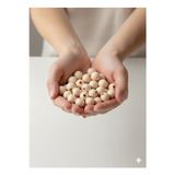 Rosfloa 14 Mm Ham Ahşap Boncuk Hobi Ve El İşi Malzemesi (100 G - Ortalama 130 Adet)