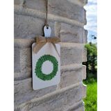 ROSFLOA Dekoratif Coffee Kahve Köşesi Mutfak Dolap Balkon Duvar Süsü Hediyelik (15 * 8 Cm)