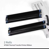 Rosh MT800 & Gt1 Taşınabilir A4 Termal Transfer Yazıcı Için Rfıd Fonksiyonu ile Hprt 2 Rolls Termal, MT800 & Gt1 Yazıcı Toneri - Siyah